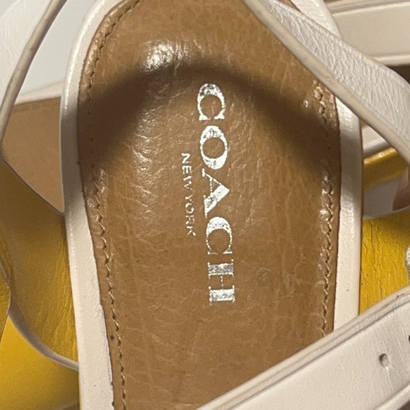 Coach Brittanie Open Toe Wedge Sandal - Picture 2 of 3